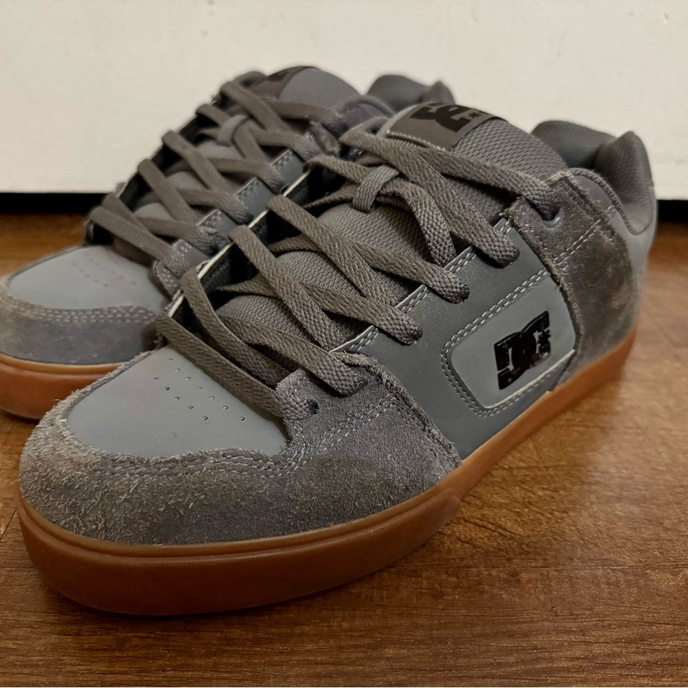 DC Gray and Brown Sneakers for Everyday Comfort